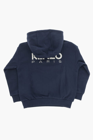 Printed Brushed Cotton Hoodie