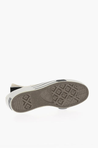 RICK OWENS DRKSHDW Canvas Low Top Sneakers with Platform 5.5cm