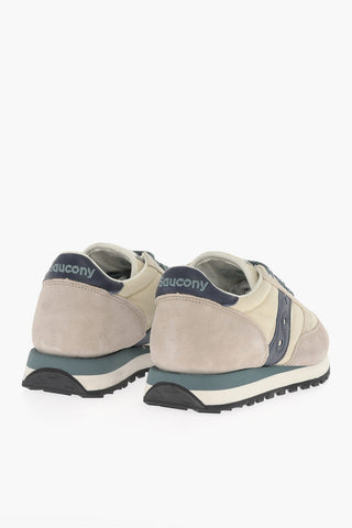 Sneakers Basse JAZZ in Camoscio e Canvas con Dettagli a Contrasto