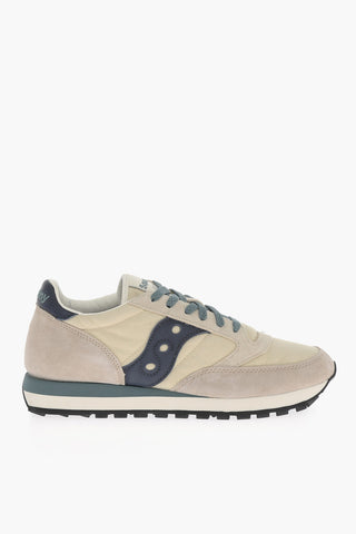 Sneakers Basse JAZZ in Camoscio e Canvas con Dettagli a Contrasto