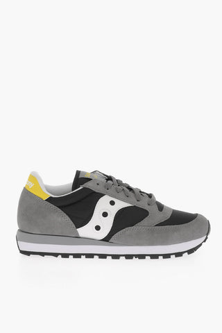 Two-Tone Suede and Fabric JAZZ Low Top Sneakers
