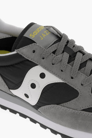 Two-Tone Suede and Fabric JAZZ Low Top Sneakers