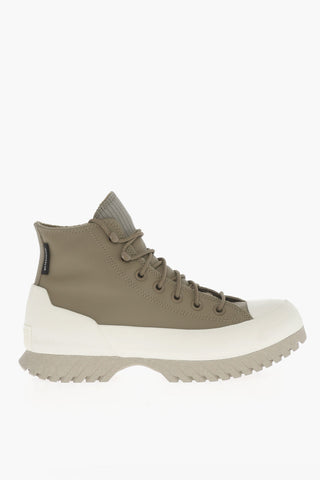 ALL STAR CHUCK TAYLOR Texture Leather High-Top Sneakers