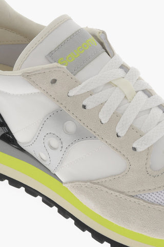 Sneakers Basse JAZZ TRIPLE In Suede e Nylon Con Dettaglio Argentato