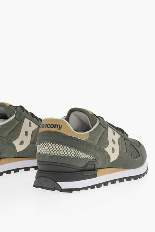 Suede and Canvas SHADOW Low-Top Sneakers