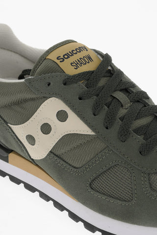 Suede and Canvas SHADOW Low-Top Sneakers