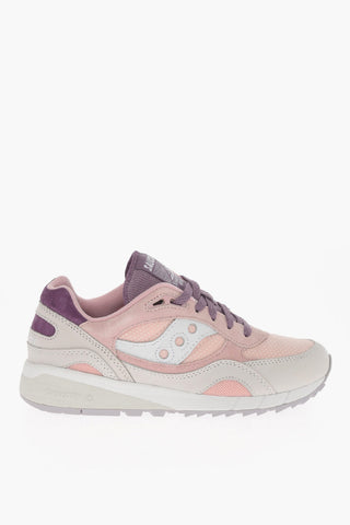 Suede Low-Top SHADOW 600 Sneakers with Rib Detail
