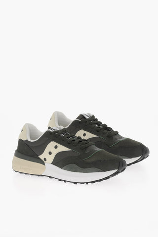 Suede and Nylon JAZZ NXT Low-Top Sneakers