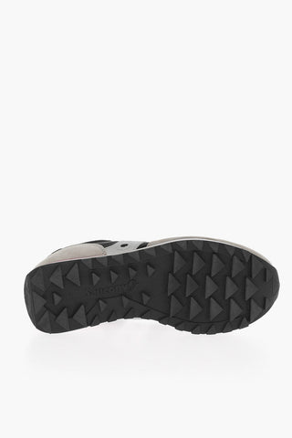 Color Block Suede and Nylon JAZZ Low-Top Sneakers
