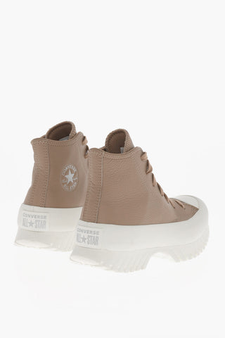 ALL STAR CHUCK TAYLOR Sneakers Alte in Pelle Martellata