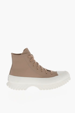 ALL STAR CHUCK TAYLOR Sneakers Alte in Pelle Martellata