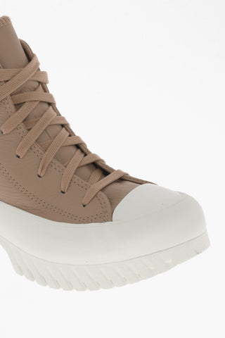 ALL STAR CHUCK TAYLOR Sneakers Alte in Pelle Martellata
