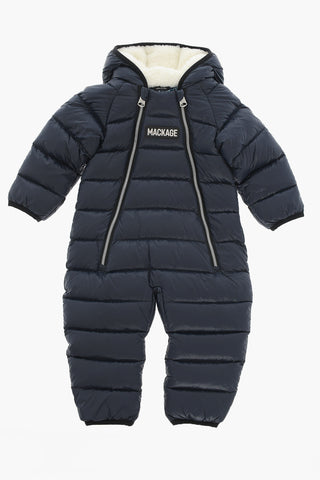 Nylon BAMBI Down Snowsuit with Hood
