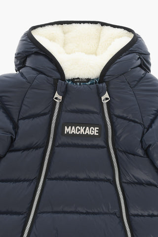 Nylon BAMBI Down Snowsuit with Hood