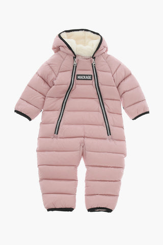 Nylon BAMBI Down Snowsuit with Hood