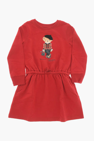Sweat Dress with Drawstring Waist