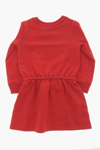 Sweat Dress with Drawstring Waist