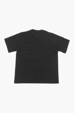 Cotton Crewneck T-Shirt with Print