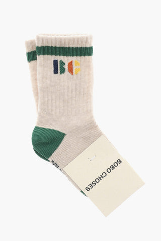 Long Socks with Contrast Details