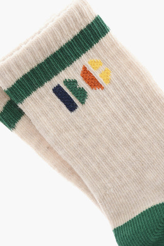 Long Socks with Contrast Details