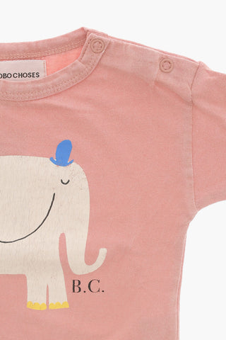 Long-Sleeve Crew-neck T-shirt with Print