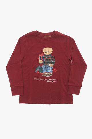Long-Sleeve Crew-neck T-shirt with Print
