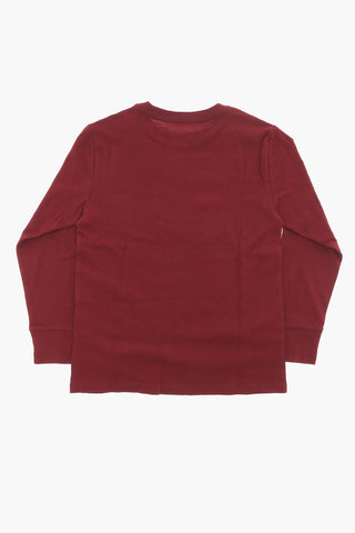 Long-Sleeve Crew-neck T-shirt with Print