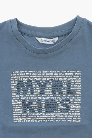 Crew-neck T-shirt with Frontal Print