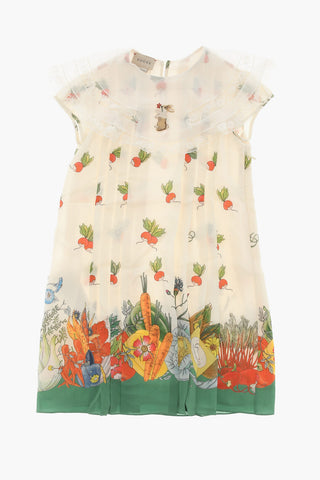 Pleated Silk Dress