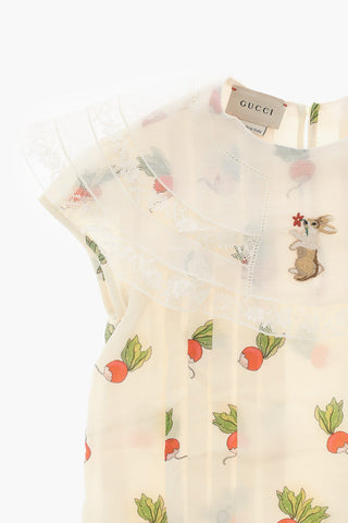 Pleated Silk Dress