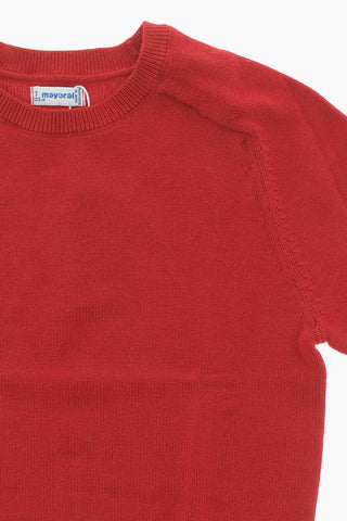Solid Color Crew-neck Sweater