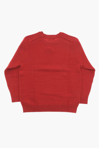Solid Color Crew-neck Sweater