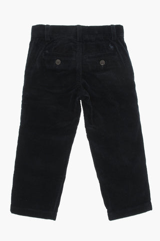 Corduroy Cotton Pants with Belt Loops
