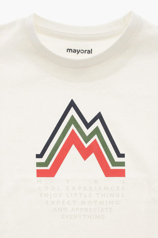 T-shirt NATA Girocollo in Cotone a Maniche Lunga 