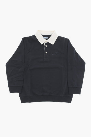 Polo a Maniche Lunghe in Cotone