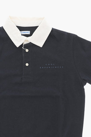 Polo a Maniche Lunghe in Cotone