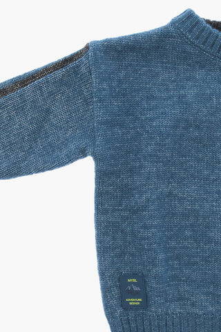 Crew-neck Sweater with Breast Pocket