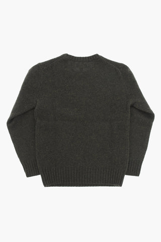 Wool and Cashmere Crew-neck Sweater