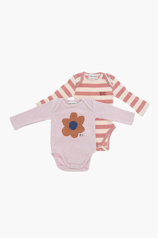 Cotton Stretch 2 Pairs of Bodysuit Set
