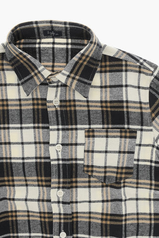 Camicia Casual a Quadri Plaid