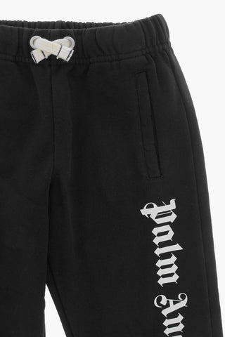 Joggers a Tinta Unita con Logo a Contrasto