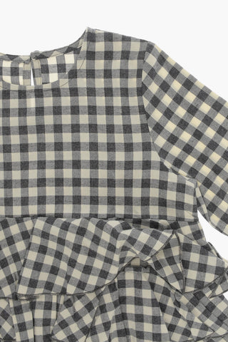 Blusa a Balze e Quadri