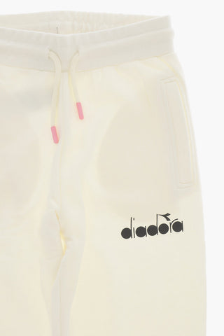 Joggers in Cotone con Stampa Laterale