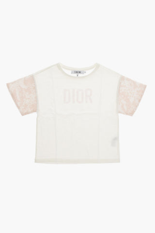 Crewneck T-Shirt with Sequin Sleeves