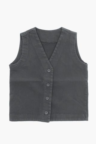 Cotton V-Neck Vest