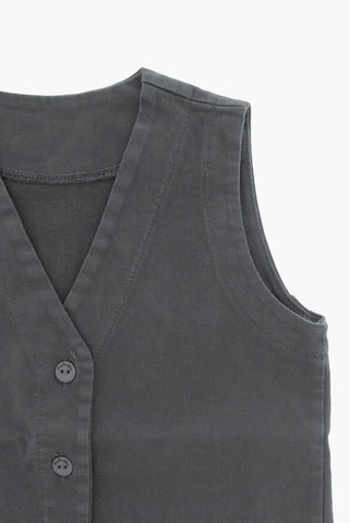 Cotton V-Neck Vest