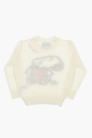 PEANUTS Crew-Neck Sweater with Embroidery and Rhinestone