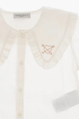 Blusa BOXY In Popeline di Cotone