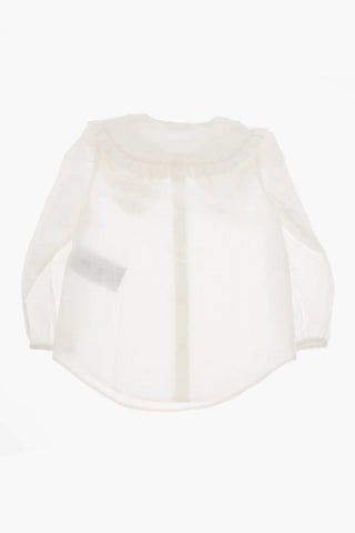 Blusa BOXY In Popeline di Cotone