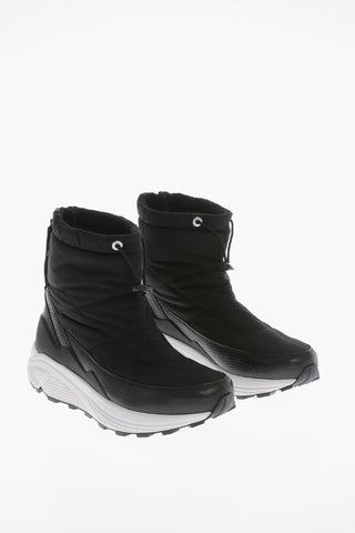  	Quilted ARCTIC Pull-On High Top Sneakers with Textured Leather Details